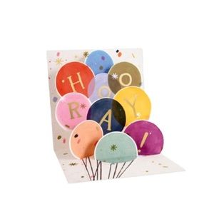 Treasures Hooray Pop-Up Greeting Card